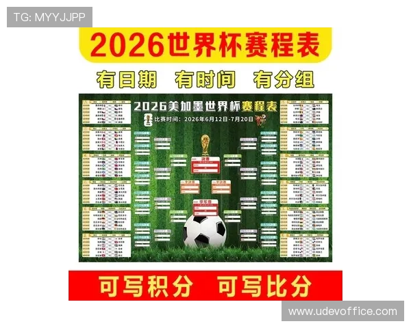 2026年美加墨世界杯48强分组赛程公布，比赛时间与场馆安排一览